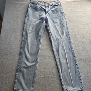 Vintage Levis SilverTab Relaxed Fit Light Wash Jeans Made in USA Size 13 Long